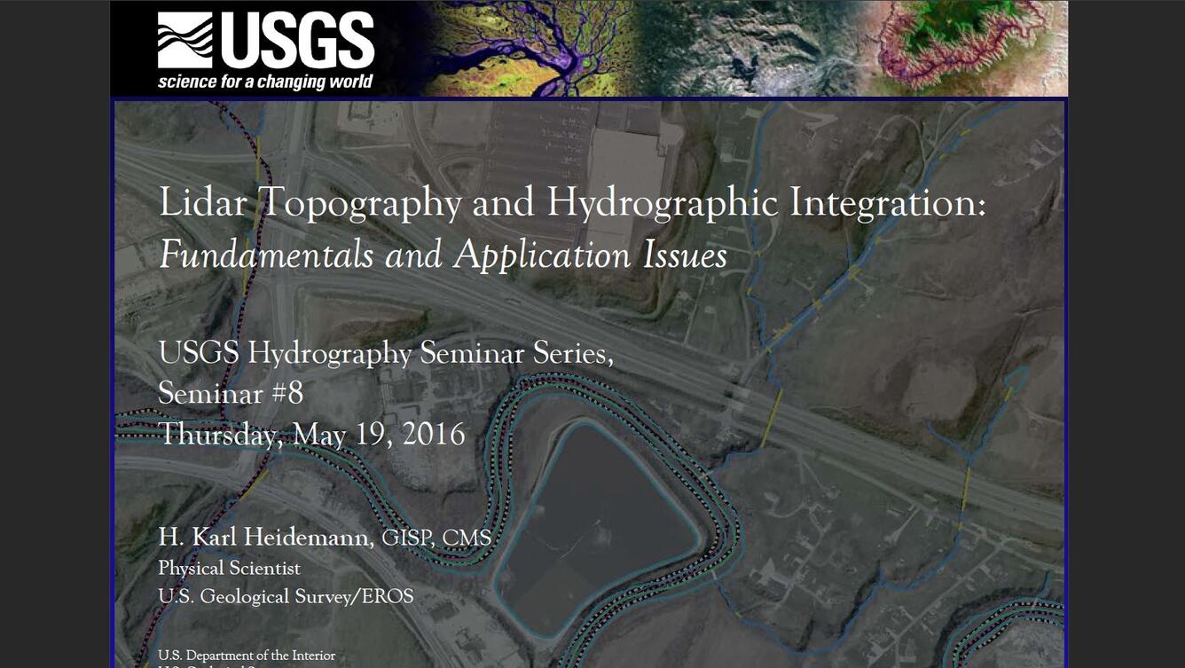 Screenshot of Presentation title slide