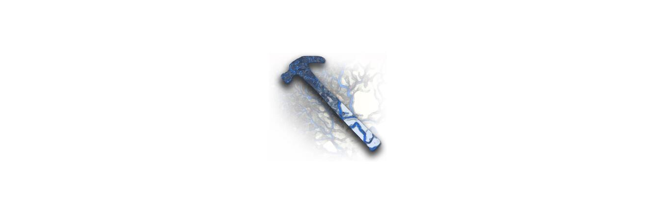 Hammer with a stream overlay