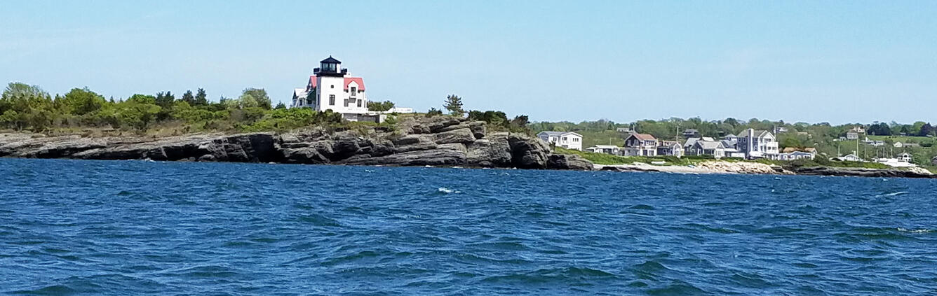 Sakonnet River, the eastern arm of the Narragansett Bay, Rhode Island