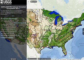 National Terrestrial Ecosystems 2011 map viewer