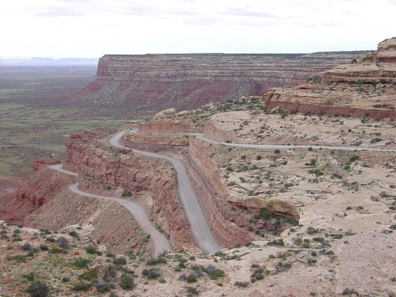 This is a photo of The Moki Dugway.