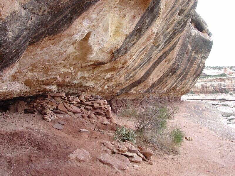 This is a photo of the Cedar Mesa Sandstone.