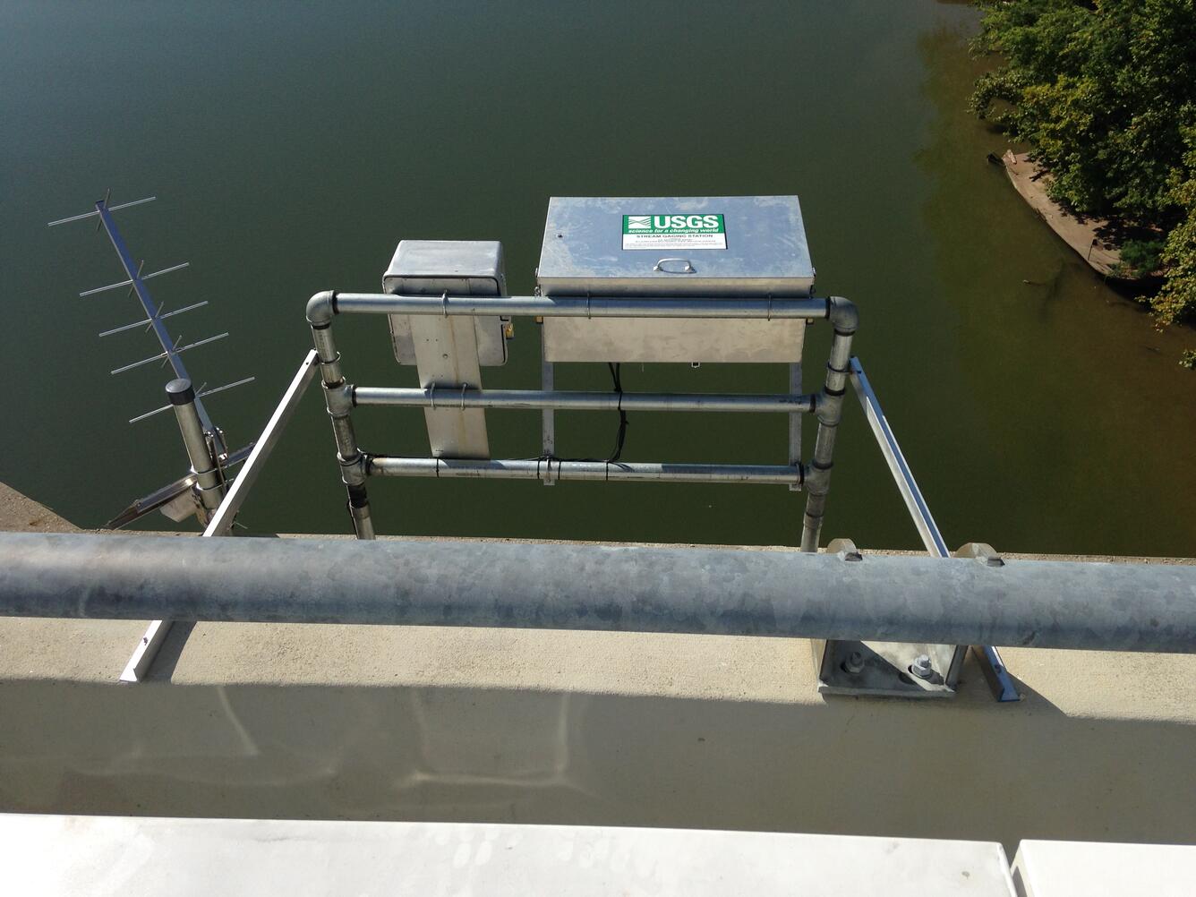 USGS gaging station Ohio River at Maysville, KY
