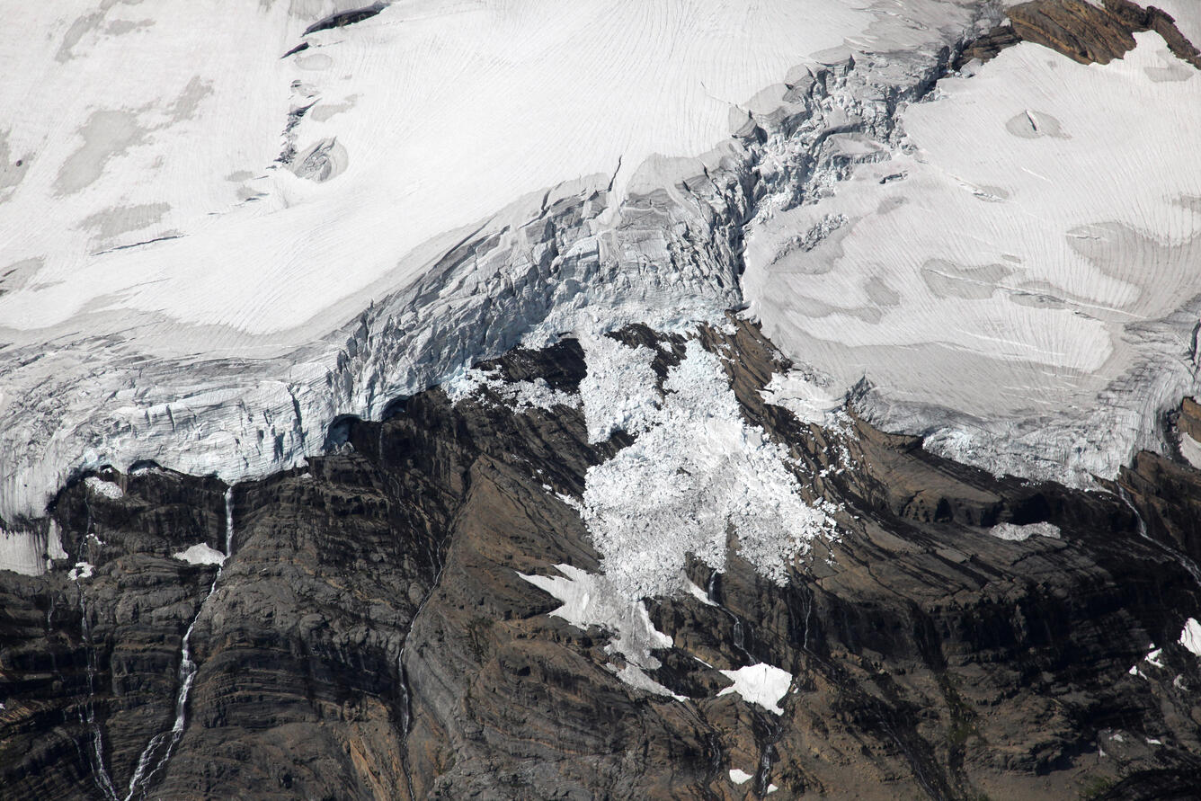 Glacier on Norris Mountain