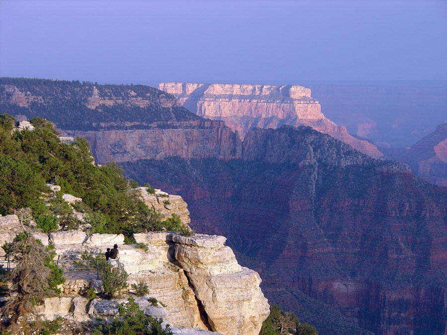 This is a photo of late afternoon sunlight on North Rim of Grand Canyon National Park.