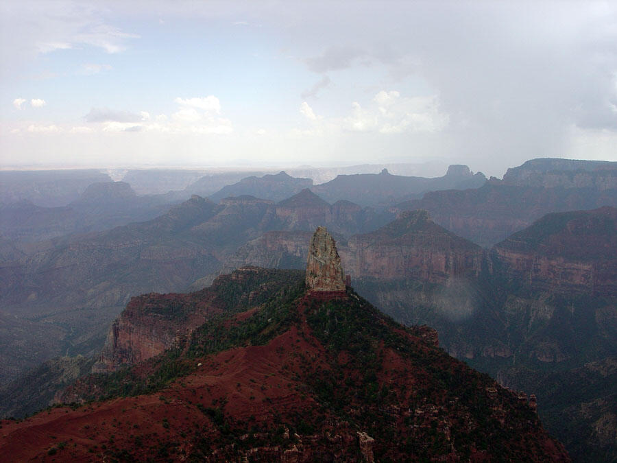 This is a photo of Point Imperial on the North Rim of Grand Canyon National Park.