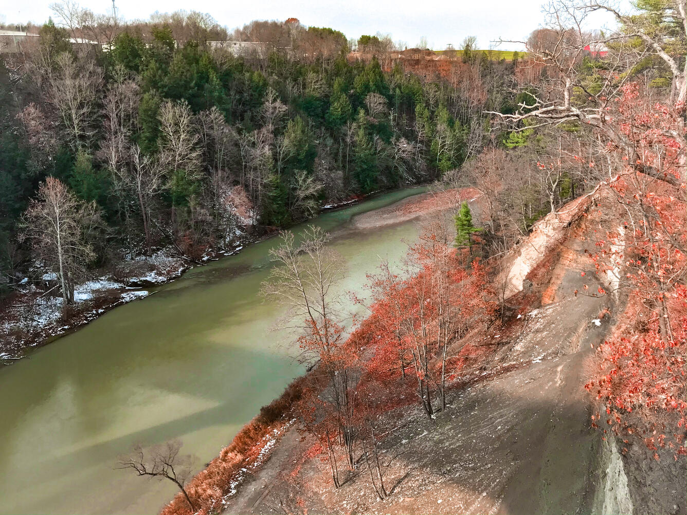 ​​​​​​​Cattaraugus Creek near Springville, NY