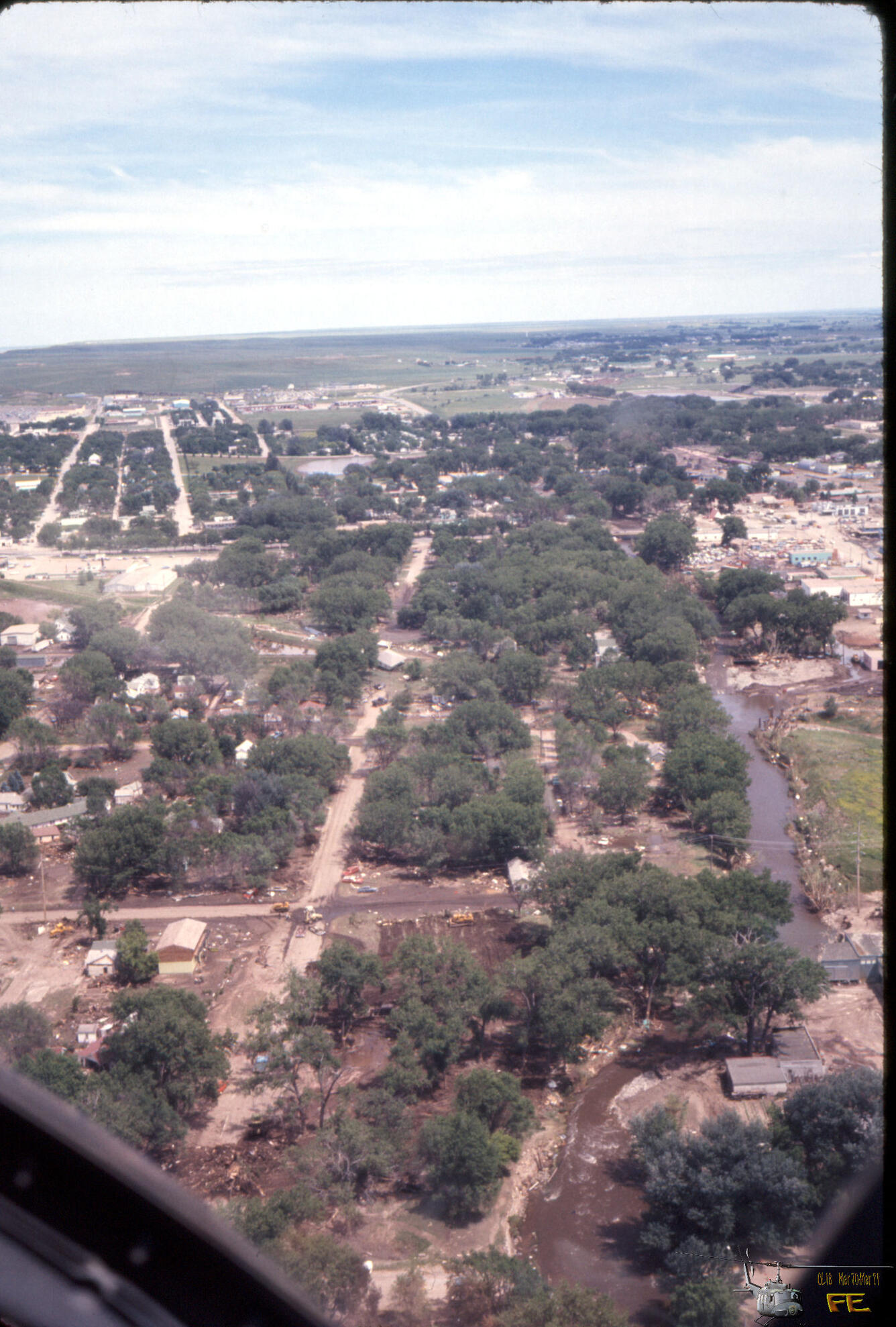 North Side of Omaha Street Looking East
