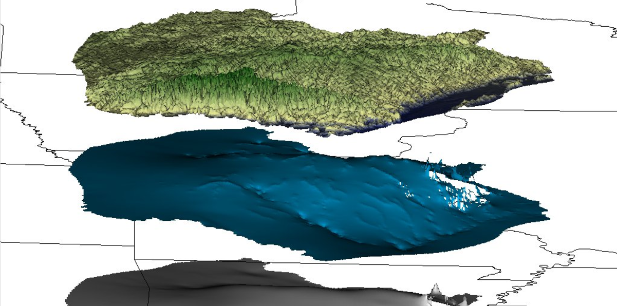 Ozark Plateaus Hydrogeologic Framework Illustration 