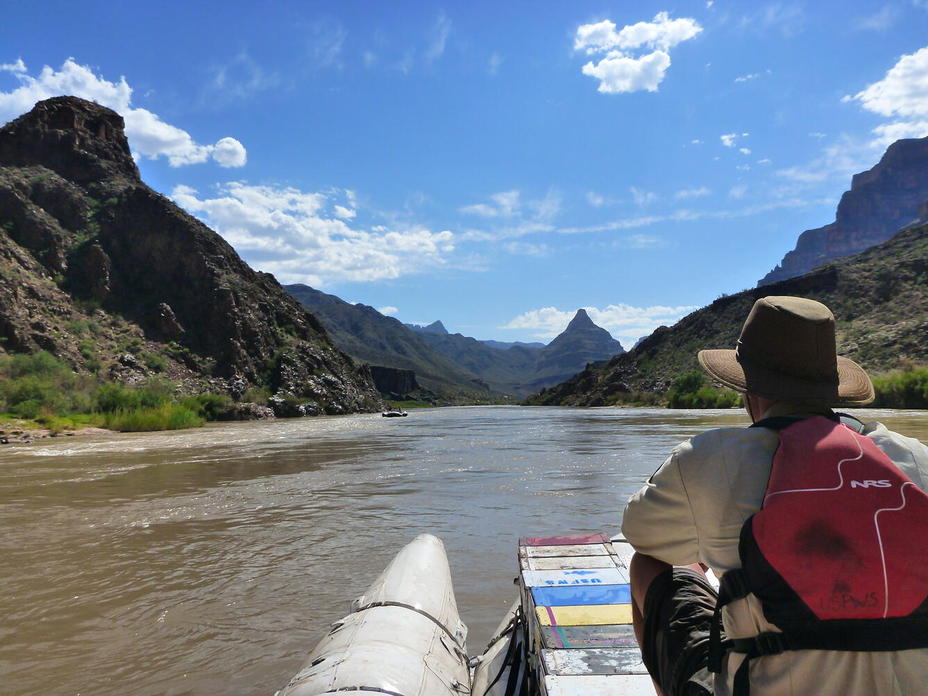 Colorado River and Diamond Peak, Western Grand Canyon