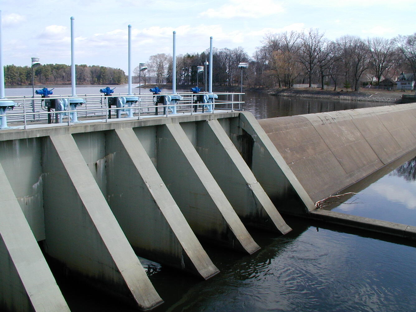 Dam at Oradel Reservoir