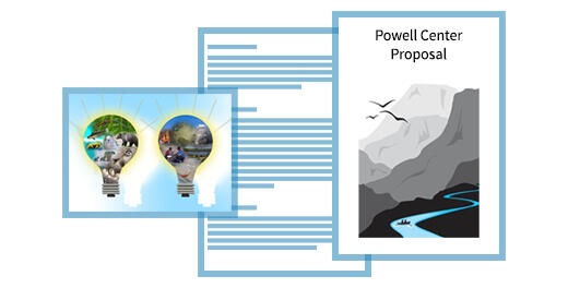 Small clipart version of a Powell Center Proposal 