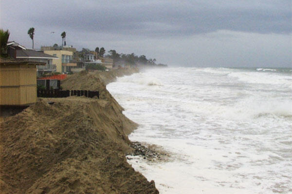 Pacific Coast erosion