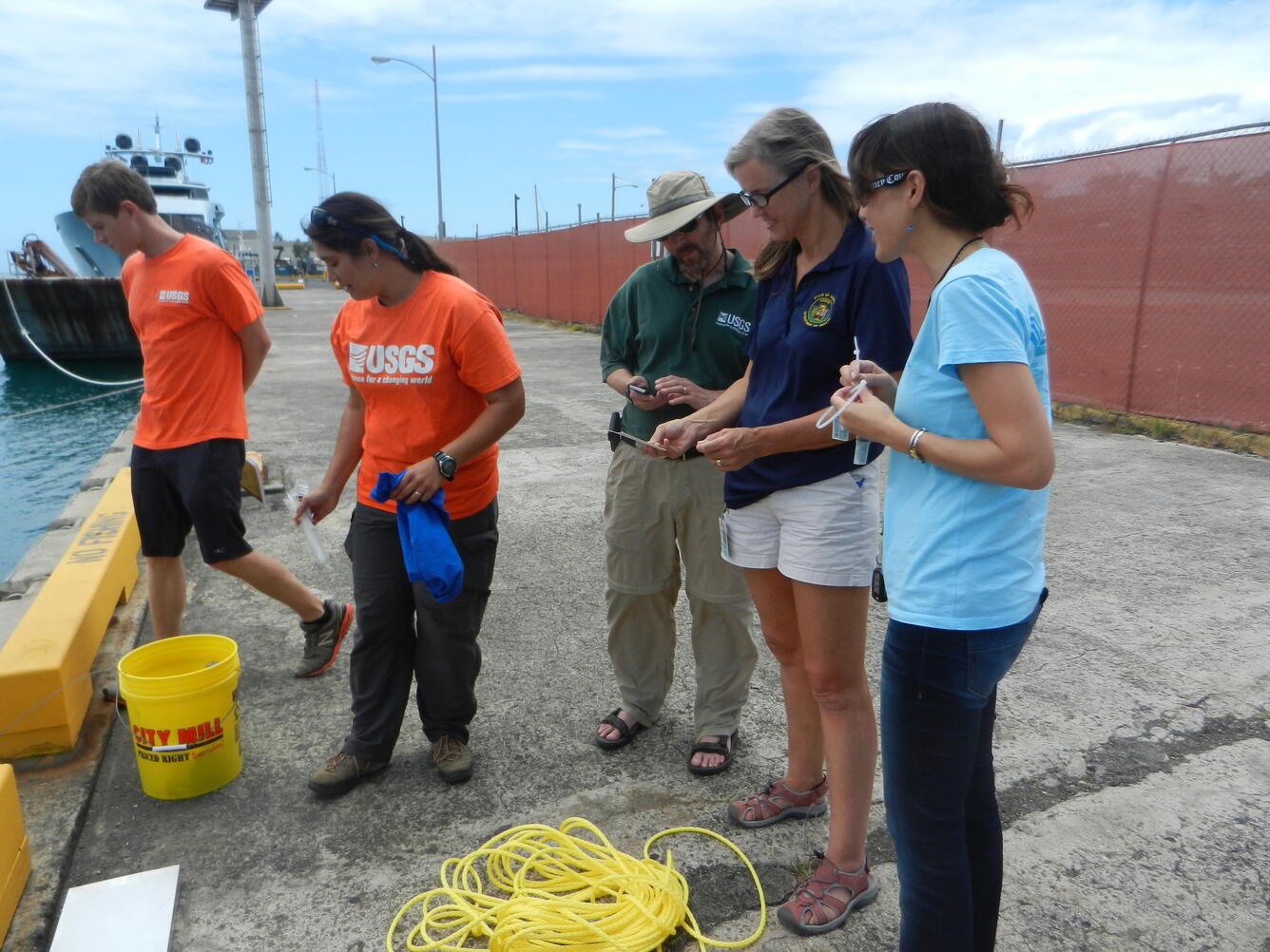 USGS sampler training