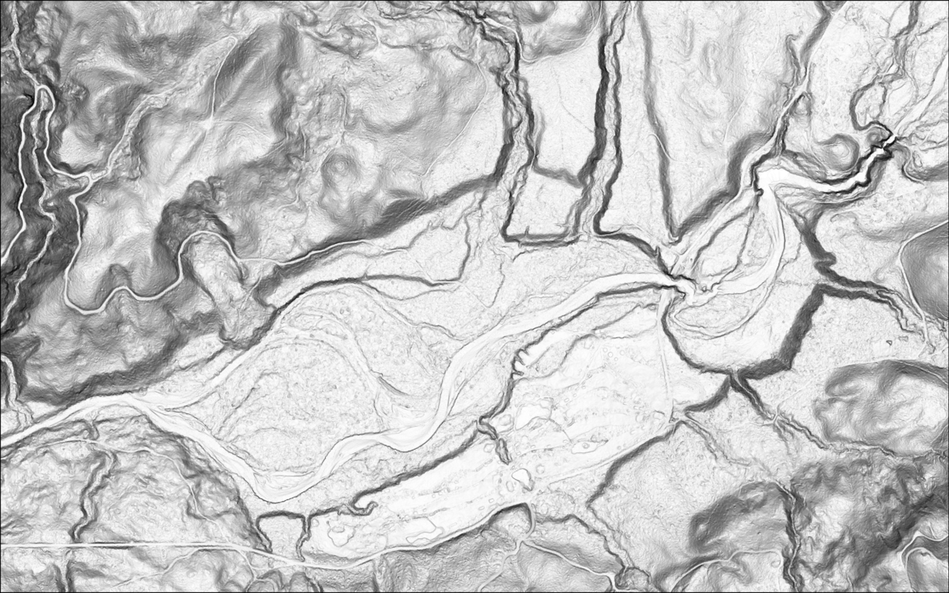 lidar hillslope of Little North Santiam River