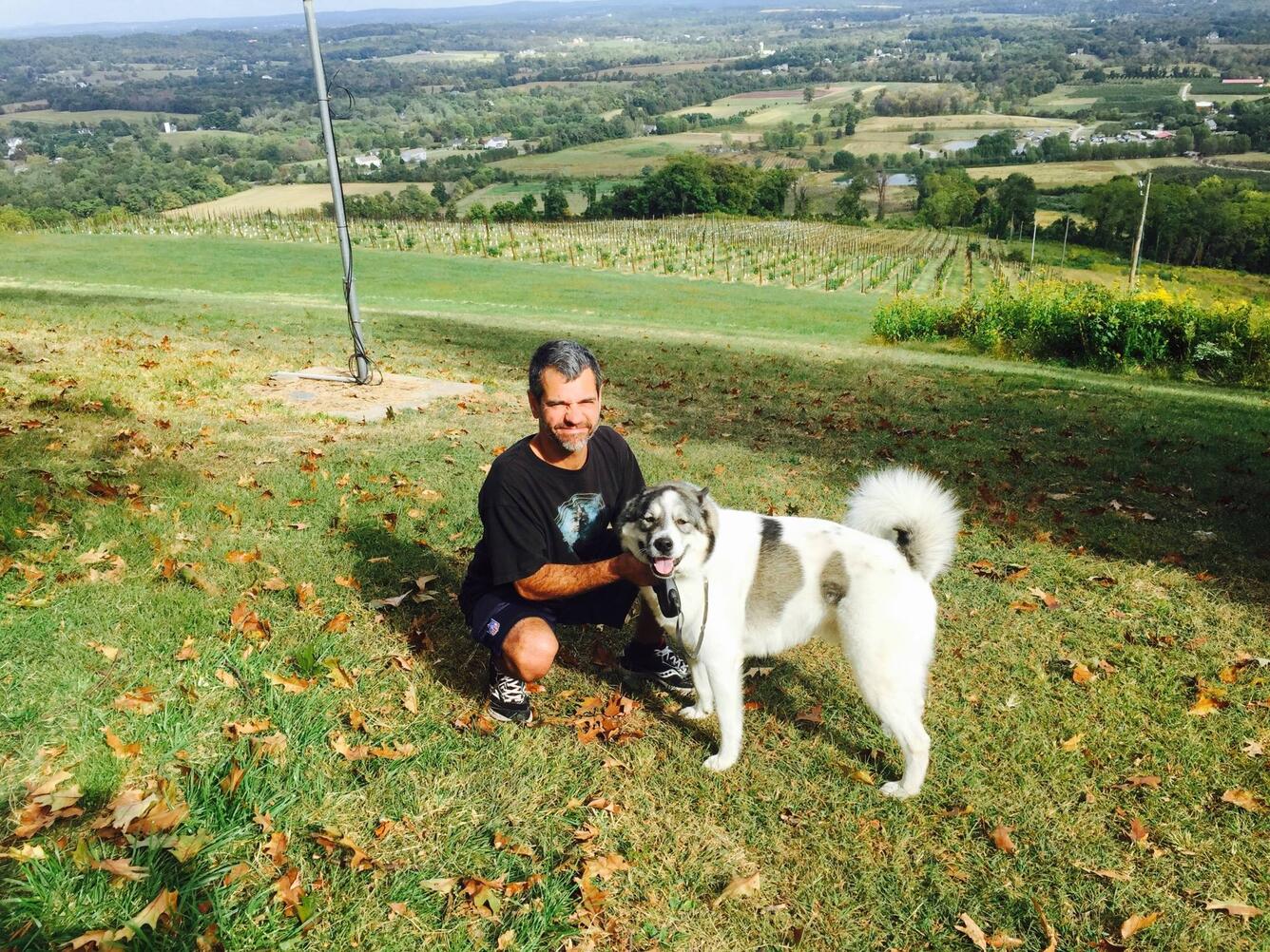 Sam and Radio at DirtFarm in Virginia
