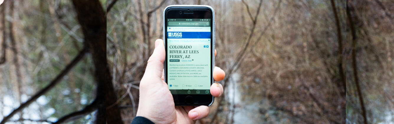 USGS New Real Time Date Pages Mobile Version