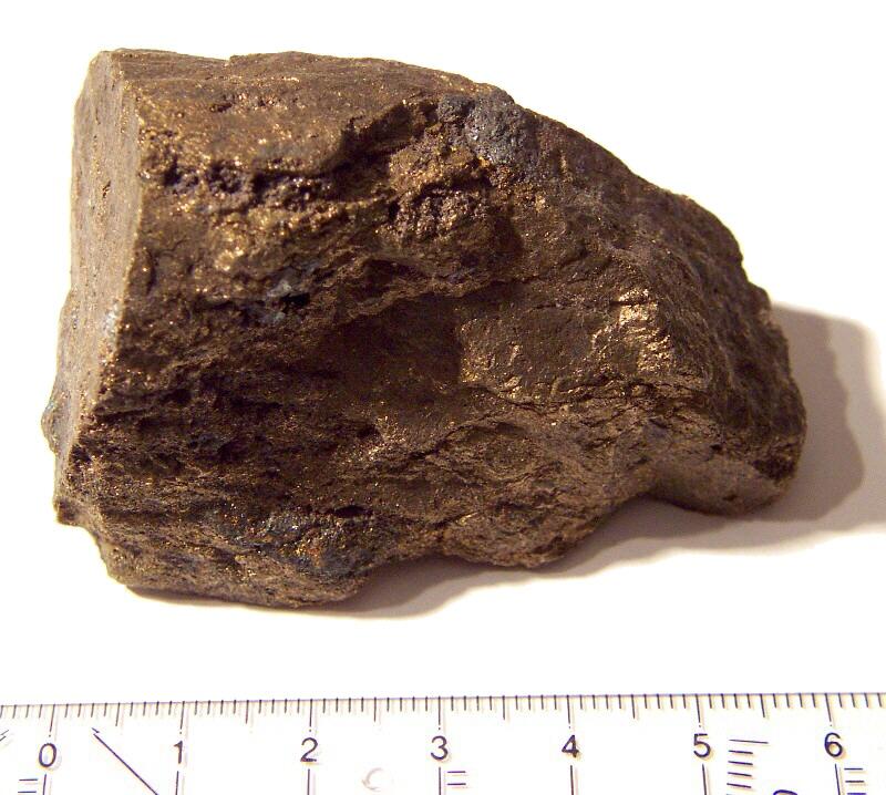 Image shows a sample of renierite