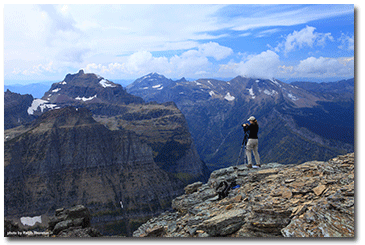 Repeating a glacier photo in Glacier NP.