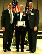 Ms. Robin Carroll received the Henry Gannett award in 2009