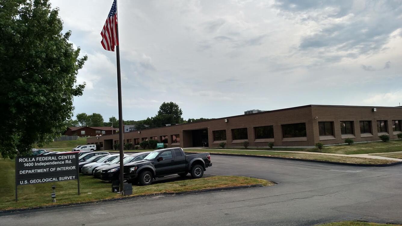Photo of the Rolla Federal Center, Department of Interior, U.S. Geological Survey