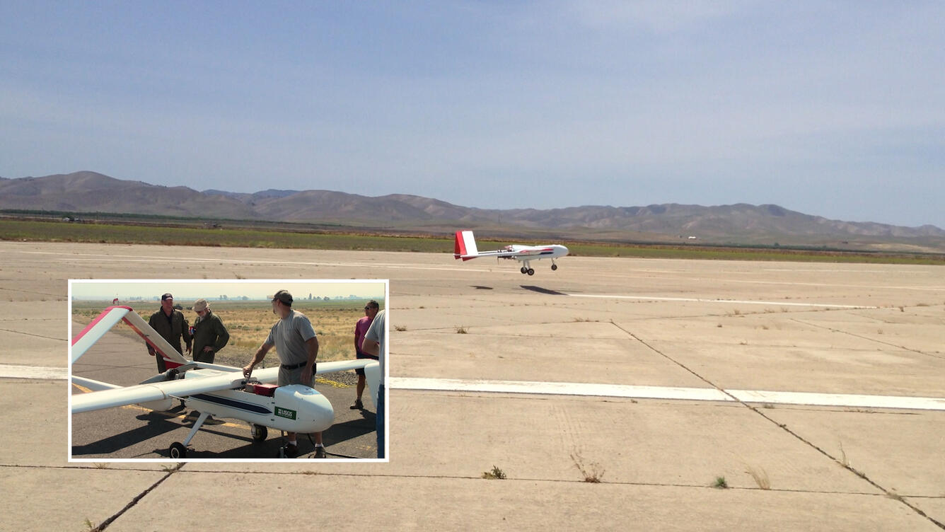 Unmanned Aerial Systems (UAS) used for Geothermal Research.