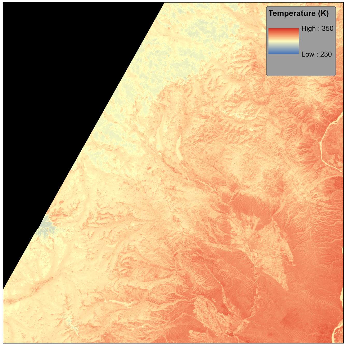 Landsat Level-2 Provisional Surface Temperature Example