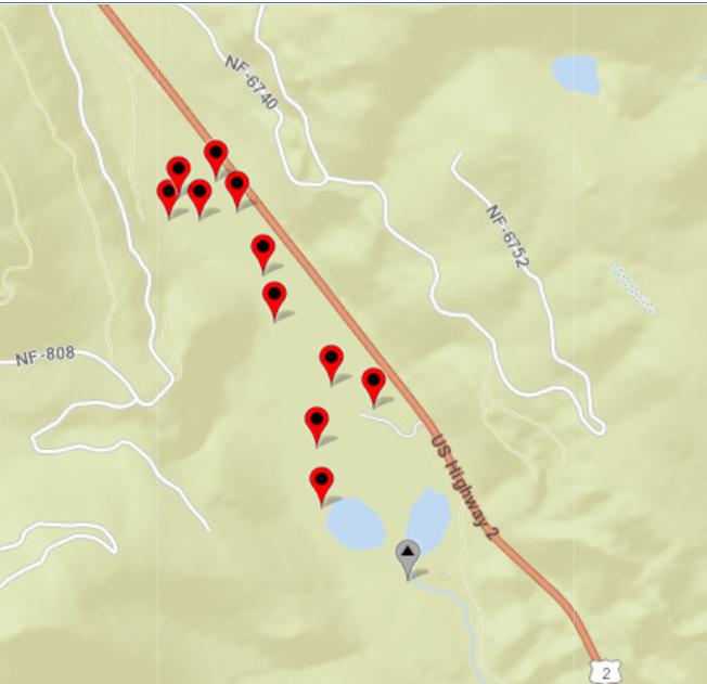 Schrieber wetland sites in Montana
