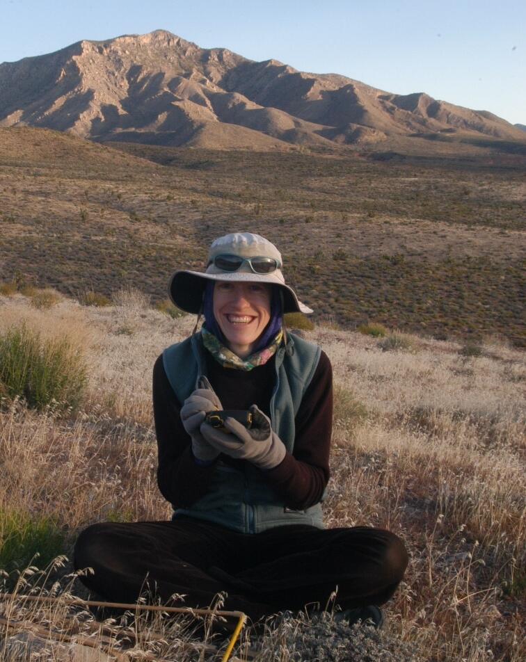 A photo of WERC ecologist Sara Scoles-Sciulla.