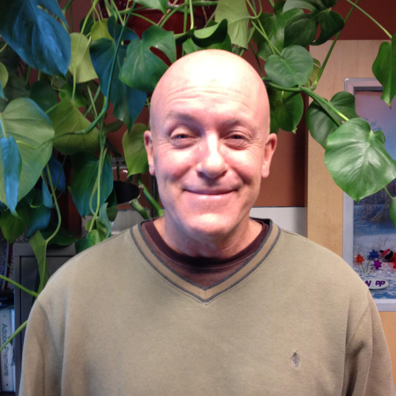 Scott Winterrowd in the Alaska Science Center, Anchorage