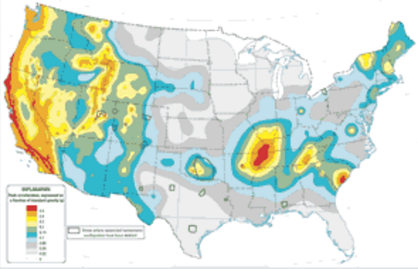 Seismic map 