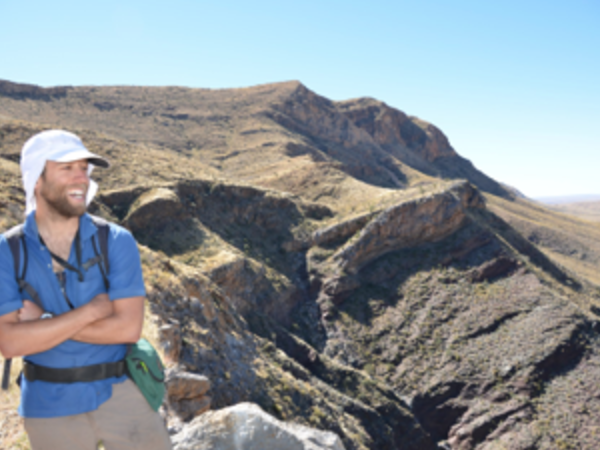 Ben Melosh in the Naukluft Nappe Complex