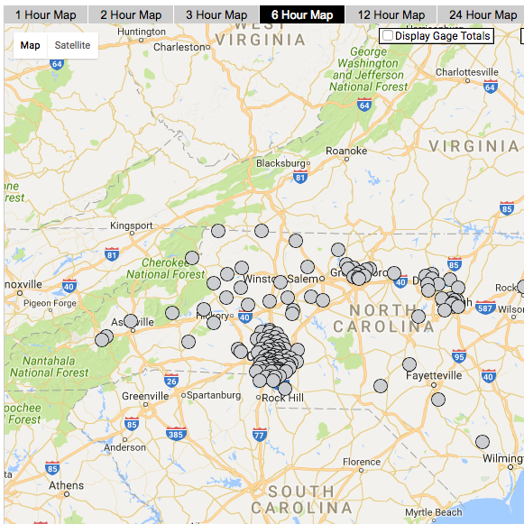 Screenshot of Precipitation Viewer