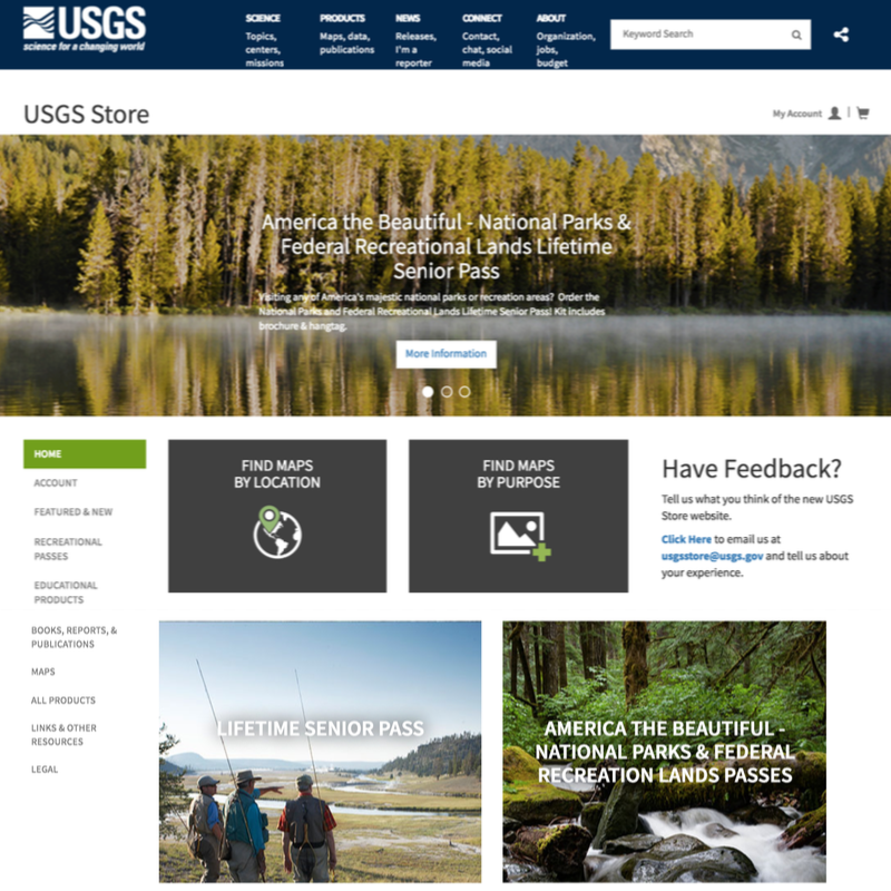 USGS Store screenshot