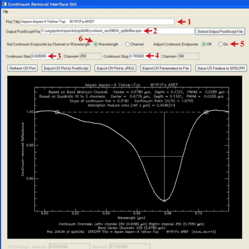 Screenshot of Prism software