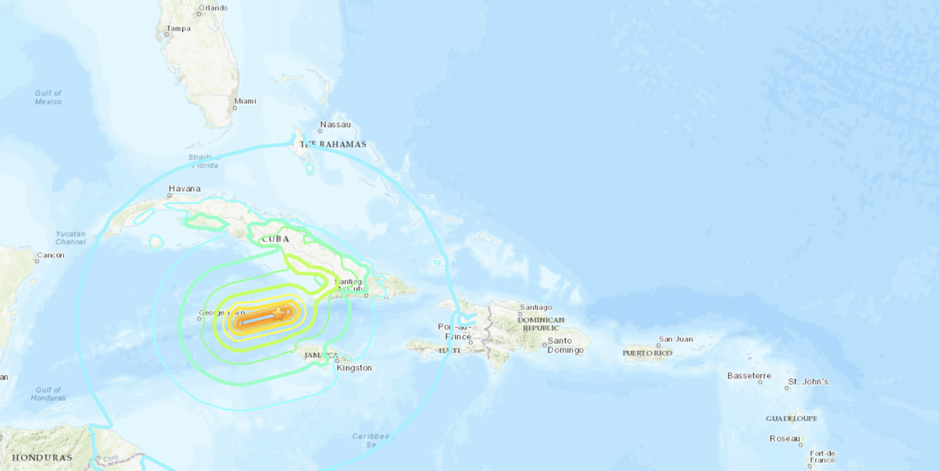 7.7 M Caribbean Quake 