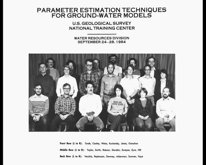 Parameter Estimation Techniques for Ground-Water Models