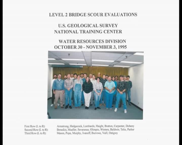Level 2 Bridge Scour Evaluations