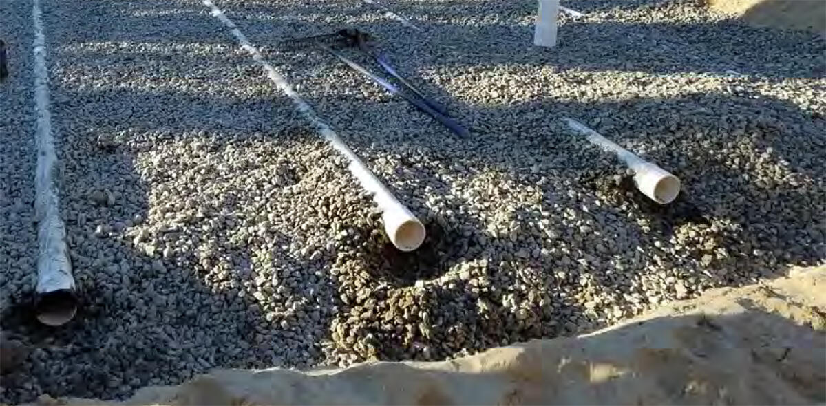 Septic system installation in eastern Massachusetts