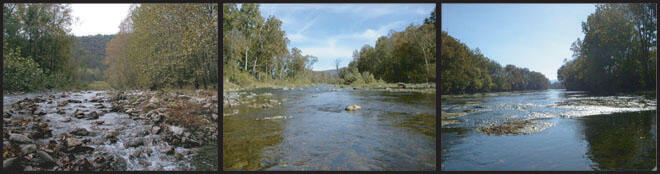 The Shenandoah River In Three Settings