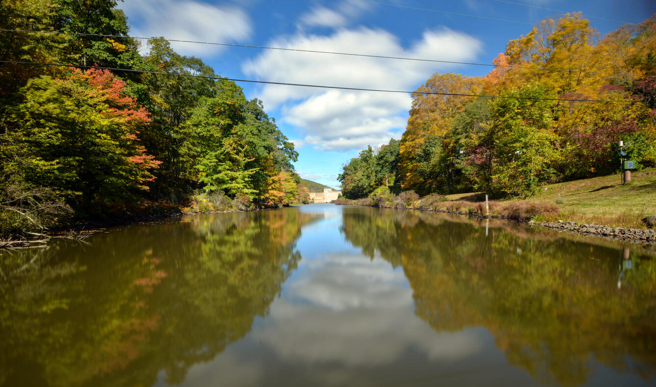 Shepaug River Peter's Dam gage pool