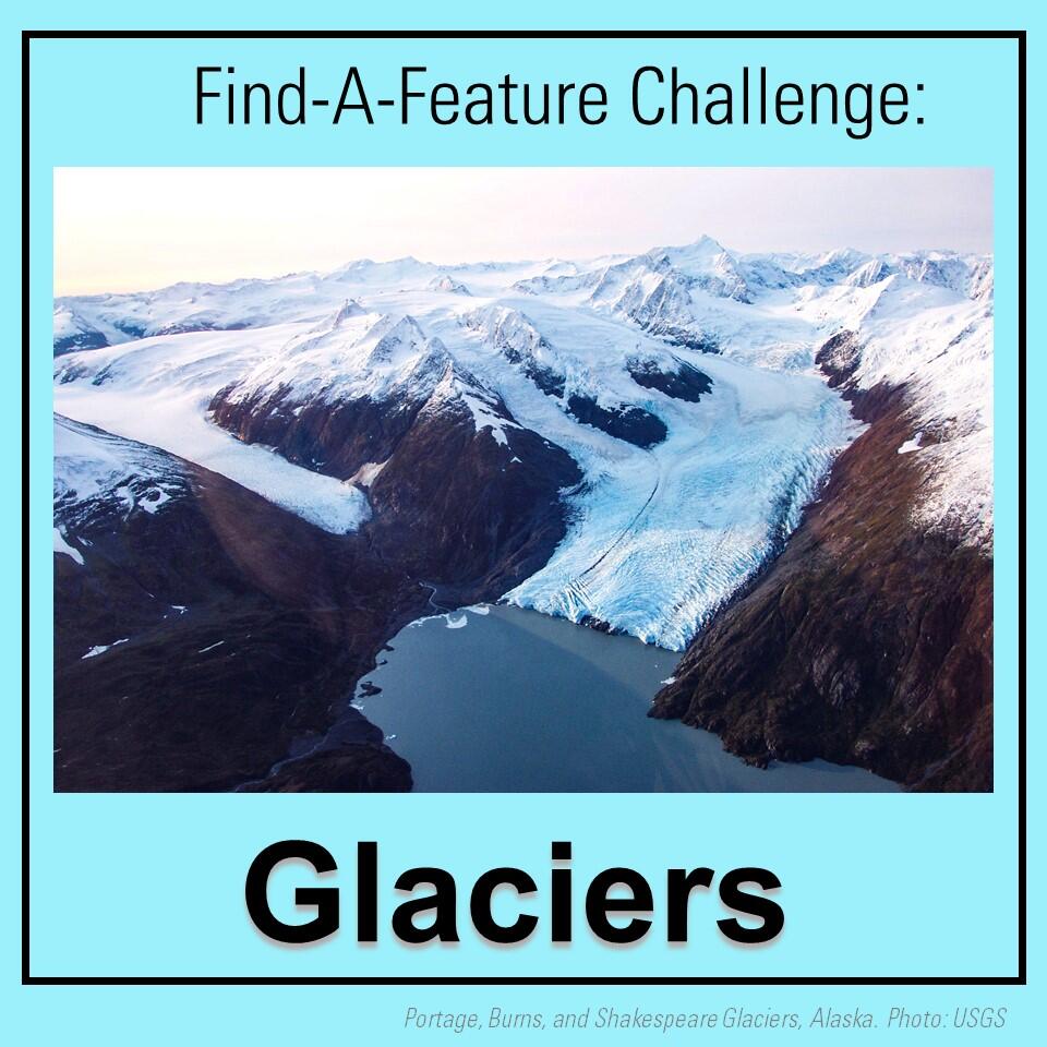 This image shows tall mountains, glacial valleys, and a glacial lake.