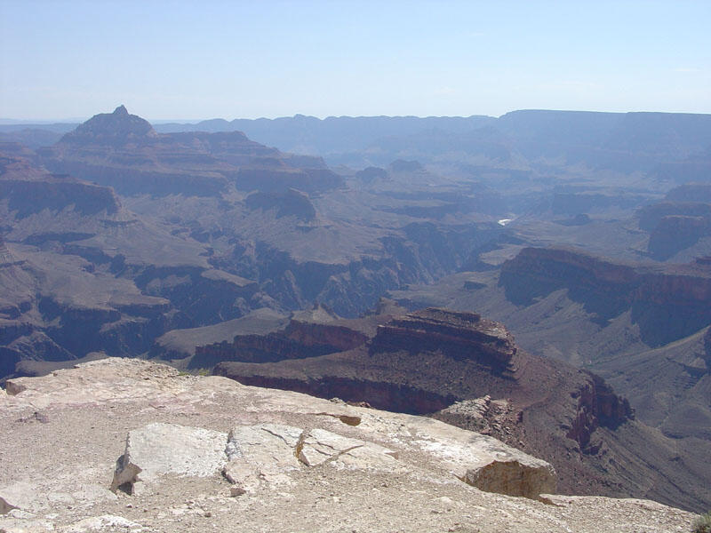 This is a photo of the inner gorge and trace of the Colorado River.