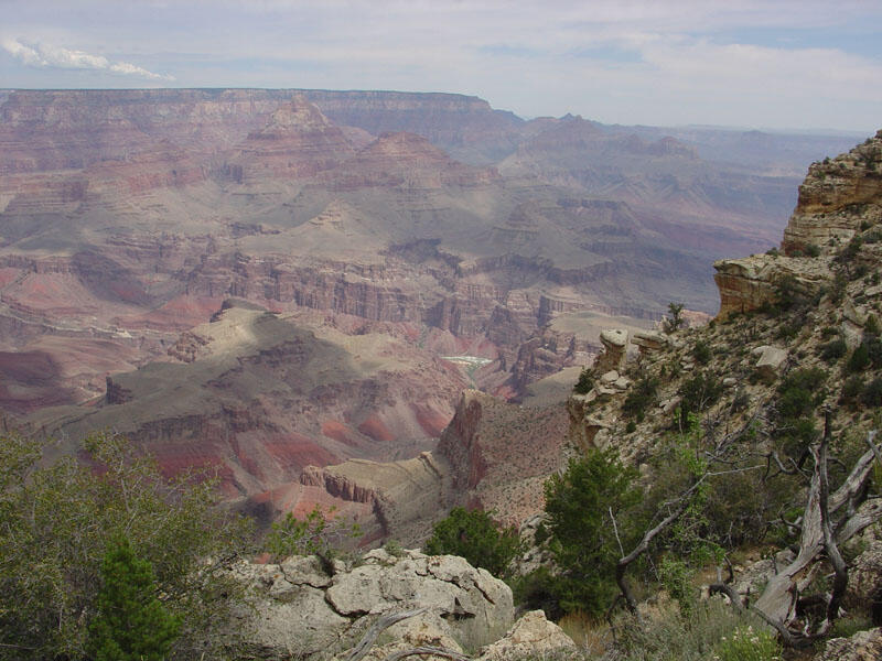 This is a photo of a view of the Grand Canyon near Desert View on the South Rim.