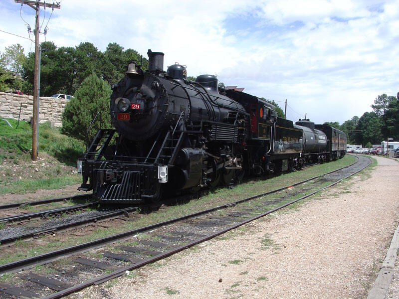 This is a photo of the Grand Canyon Railroad.