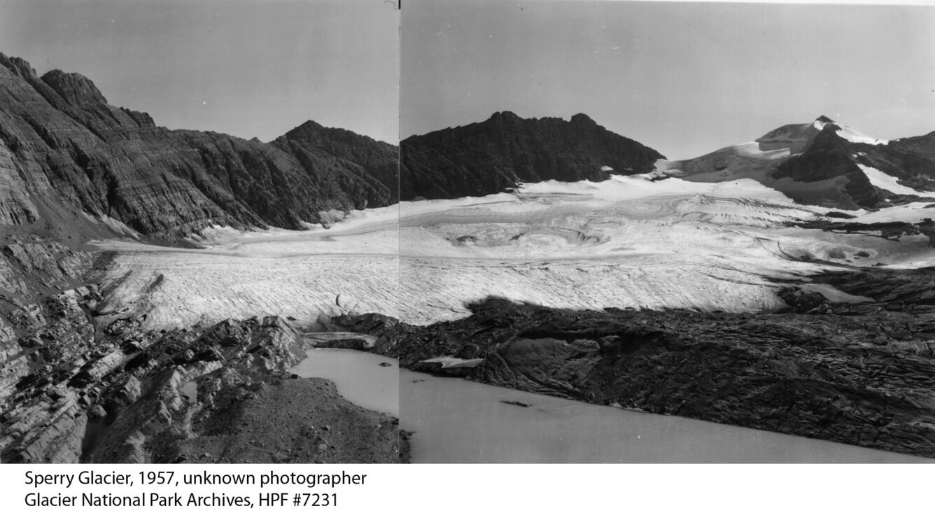 Sperry Glacier Glacier National Park, circa 1957. Image 6 of 7