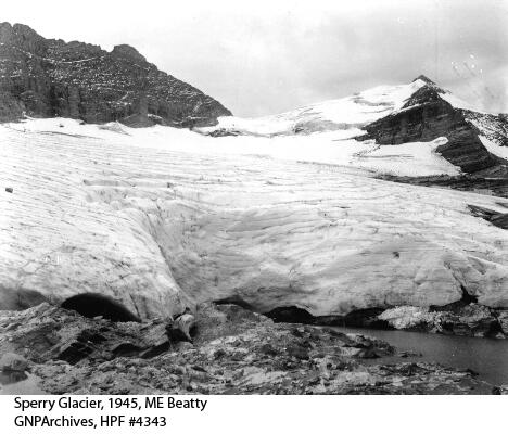 Sperry Glacier Glacier National Park, circa 1945. Image 7 of 7