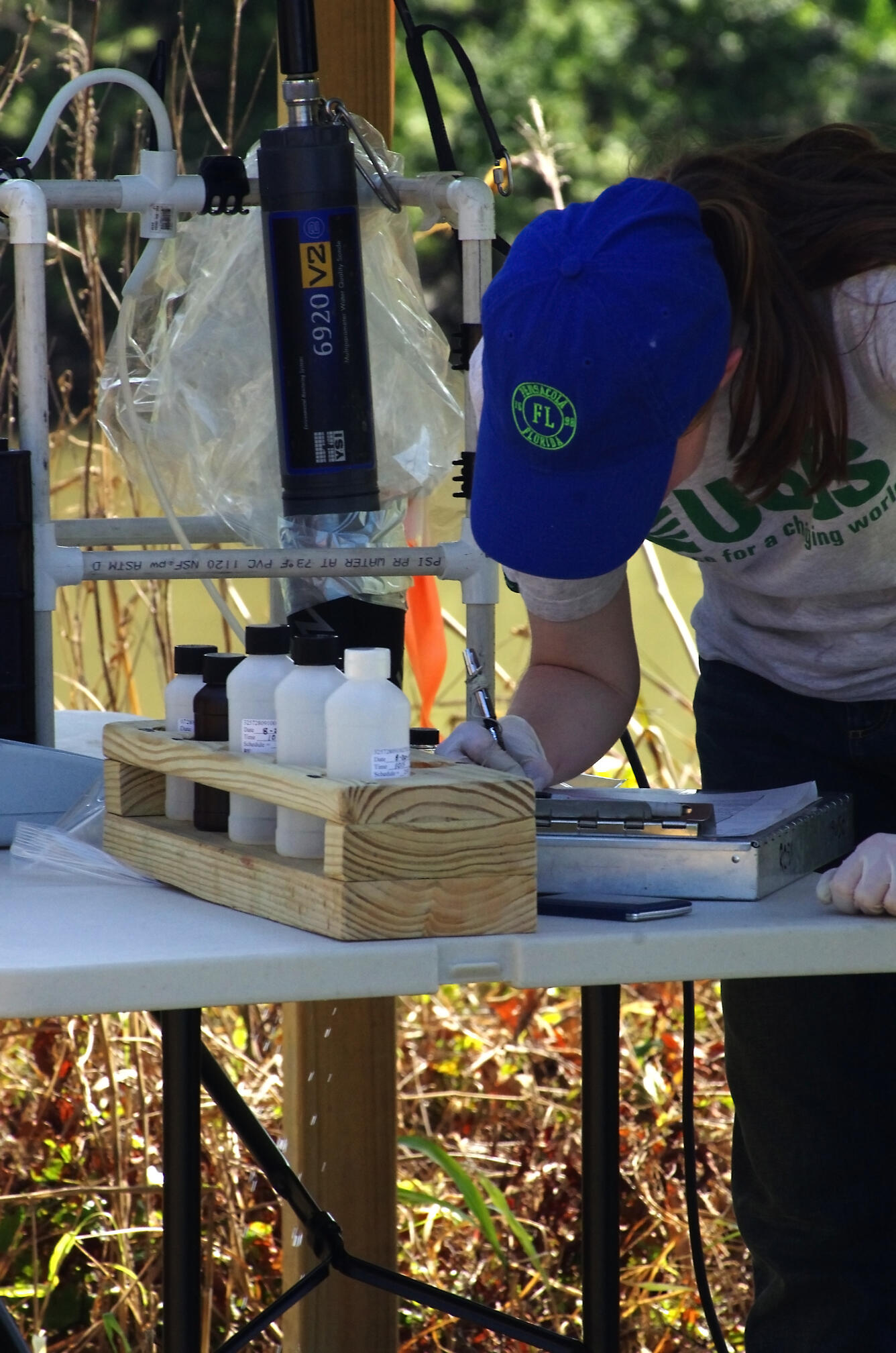 Water Sampling on the Steele Bayou River - MS Delta