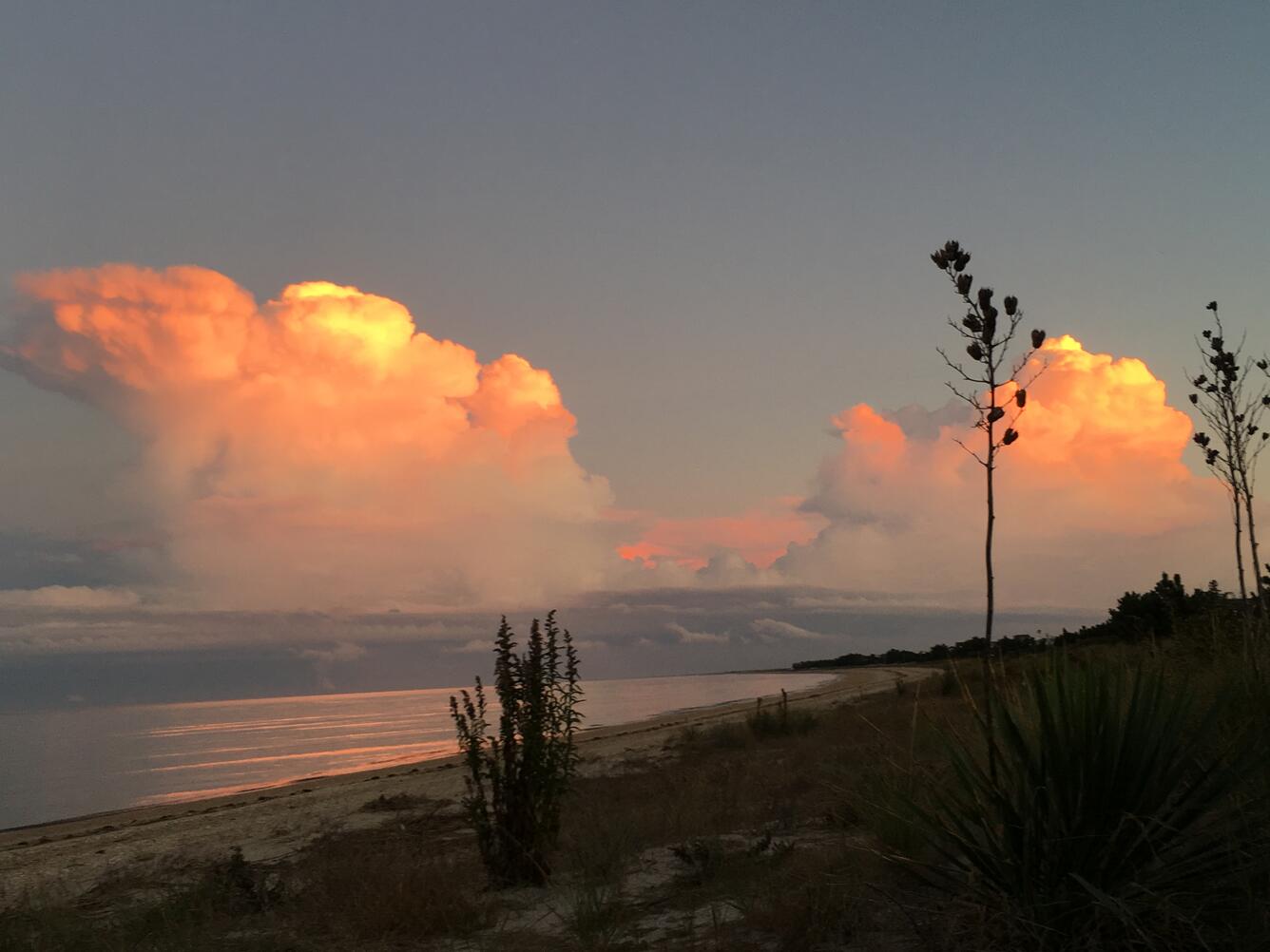 Storm Clouds in the Delaware Bay.