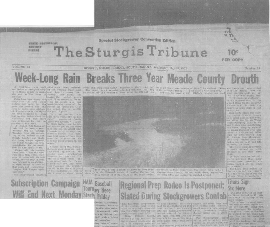 Sturgis Tribune (May 23, 1962)